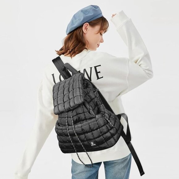 Backpack for Women Travel Gym Hiker Pack Drawstring Travel Bag for Casual - Picture 3 of 8